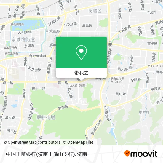 中国工商银行(济南千佛山支行)地图