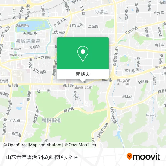 山东青年政治学院(西校区)地图