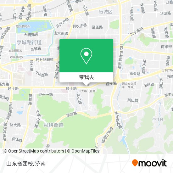 山东省团校地图