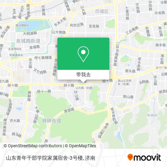 山东青年干部学院家属宿舍-3号楼地图