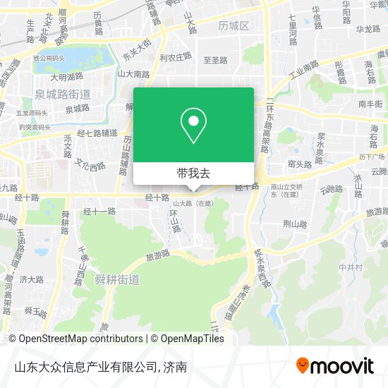 山东大众信息产业有限公司地图