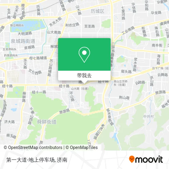 第一大道-地上停车场地图