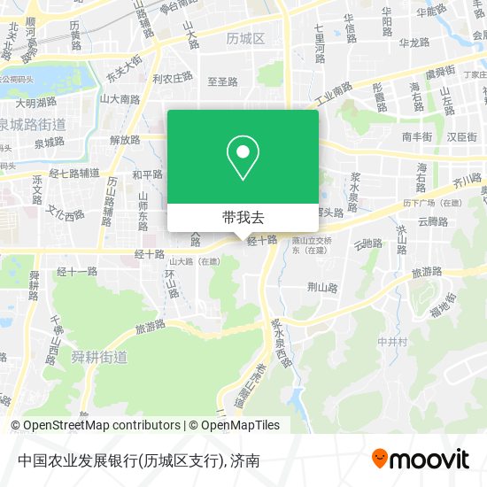 中国农业发展银行(历城区支行)地图