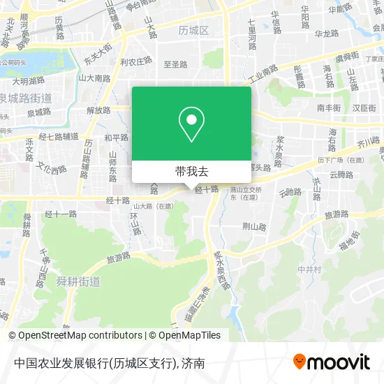 中国农业发展银行(历城区支行)地图