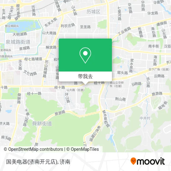 国美电器(济南开元店)地图