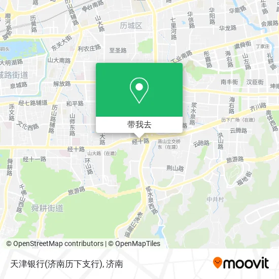 天津银行(济南历下支行)地图