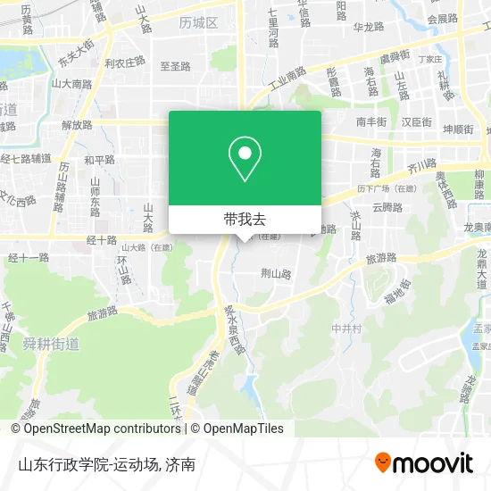 山东行政学院-运动场地图