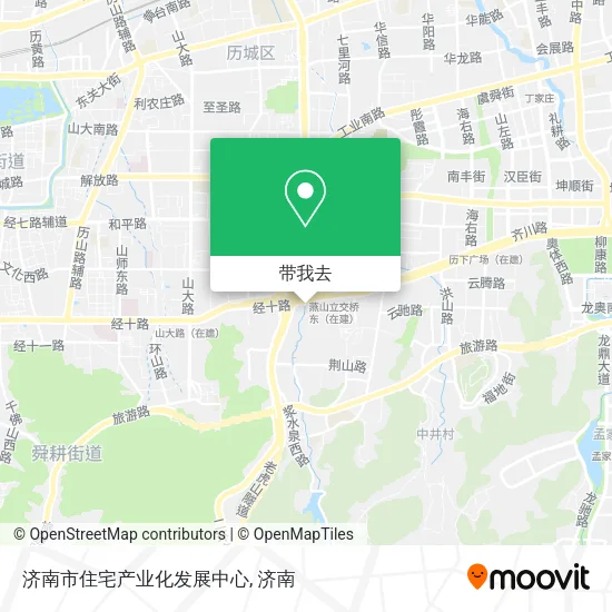 济南市住宅产业化发展中心地图