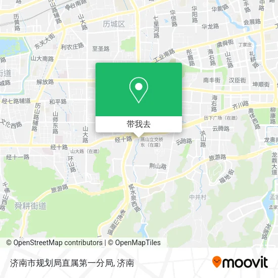 济南市规划局直属第一分局地图