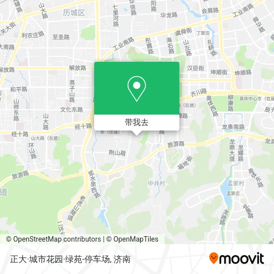 正大·城市花园·绿苑-停车场地图