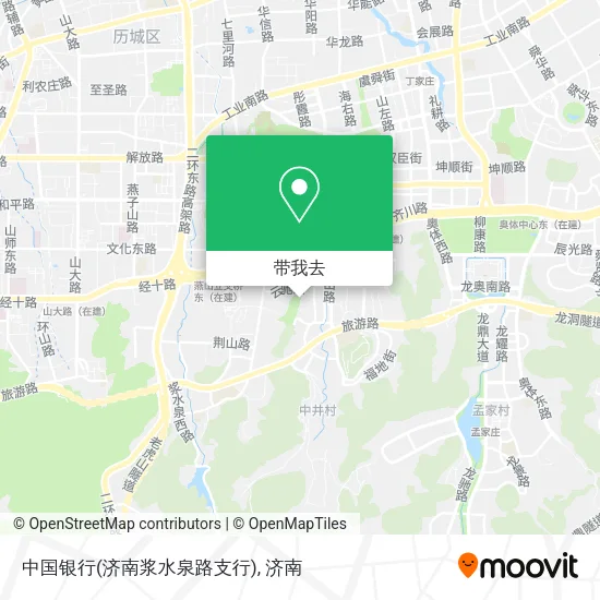 中国银行(济南浆水泉路支行)地图