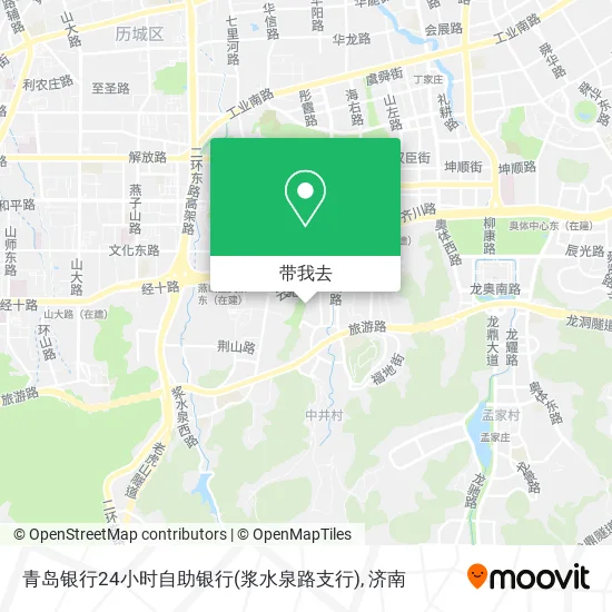 青岛银行24小时自助银行(浆水泉路支行)地图