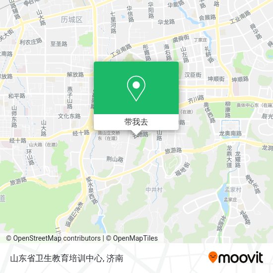 山东省卫生教育培训中心地图