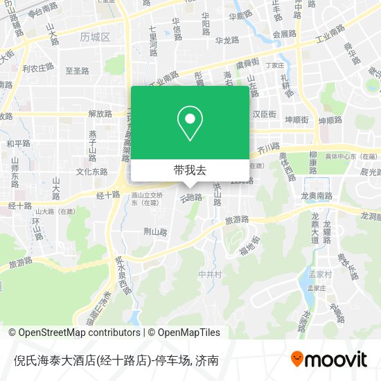 倪氏海泰大酒店(经十路店)-停车场地图