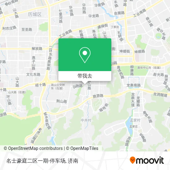 名士豪庭二区一期-停车场地图