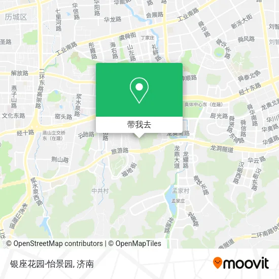 银座花园-怡景园地图