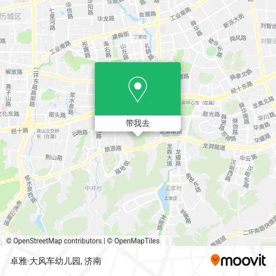 卓雅·大风车幼儿园地图