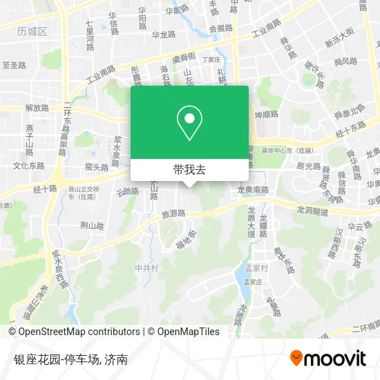 银座花园-停车场地图
