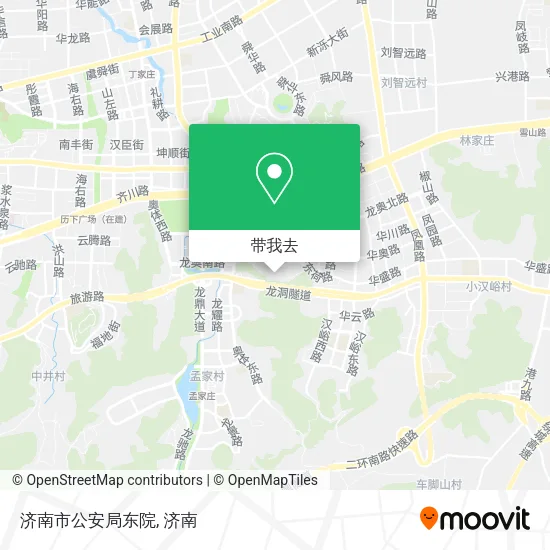 济南市公安局东院地图
