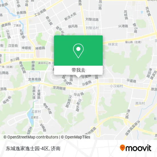 东城逸家逸士园-4区地图