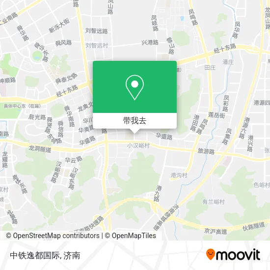 中铁逸都国际地图