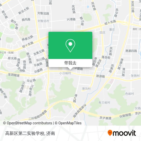 高新区第二实验学校地图