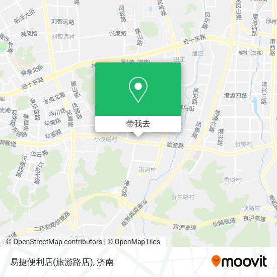 易捷便利店(旅游路店)地图