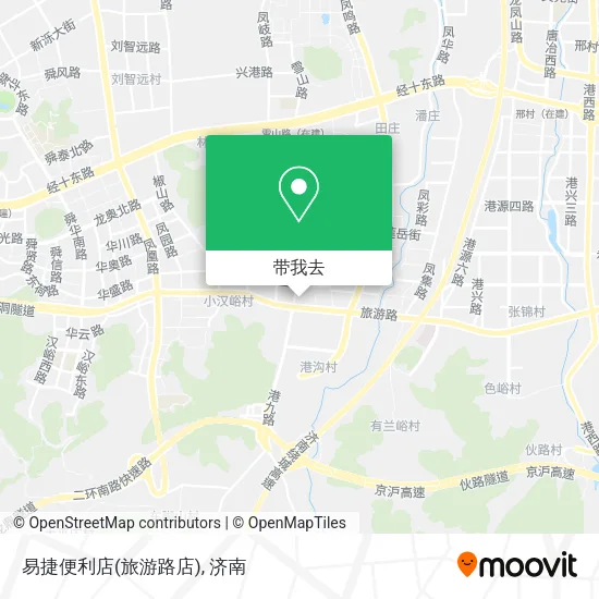 易捷便利店(旅游路店)地图