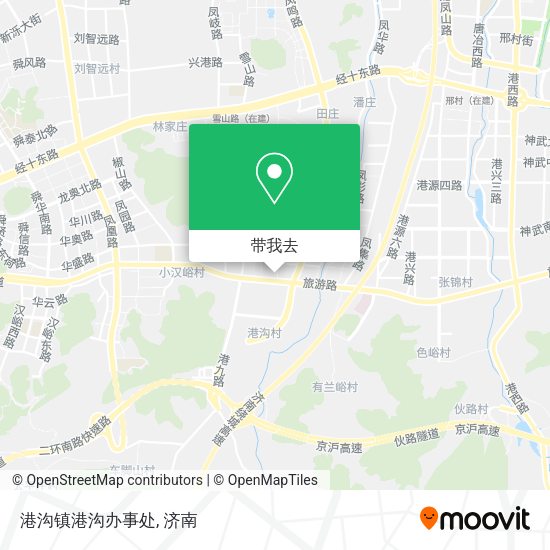 港沟镇港沟办事处地图