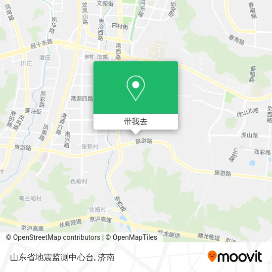 山东省地震监测中心台地图