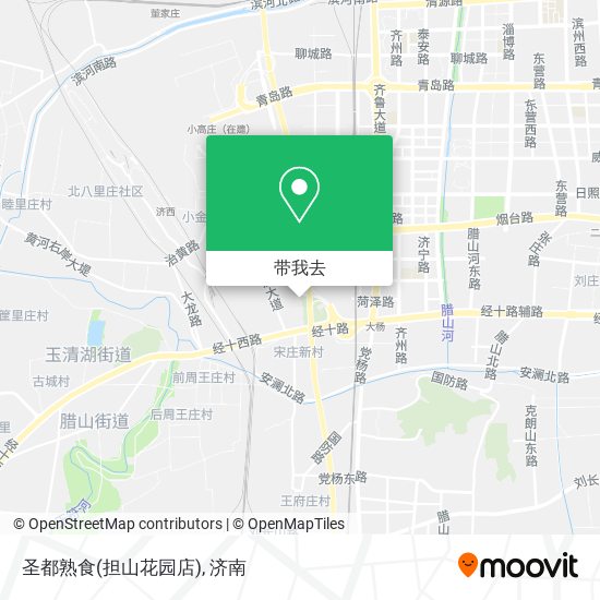 圣都熟食(担山花园店)地图