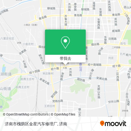 济南市槐荫区金星汽车修理厂地图