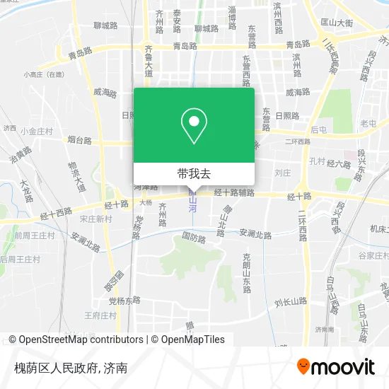 槐荫区人民政府地图