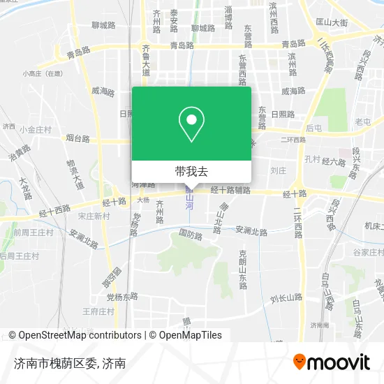 济南市槐荫区委地图