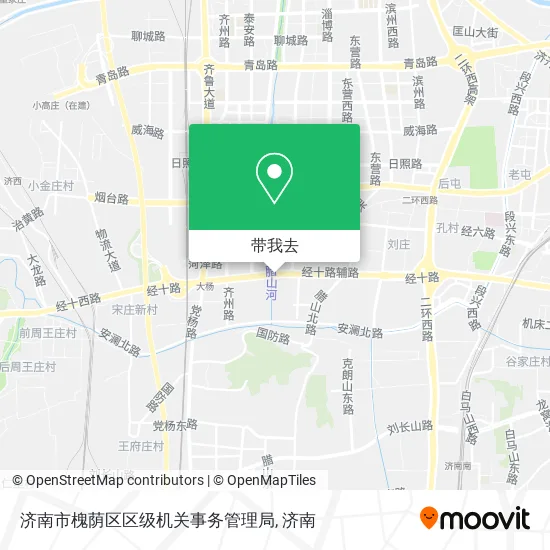 济南市槐荫区区级机关事务管理局地图