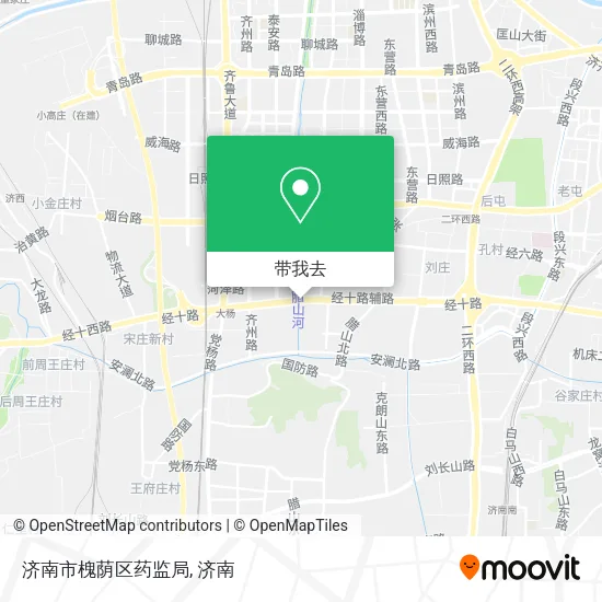 济南市槐荫区药监局地图