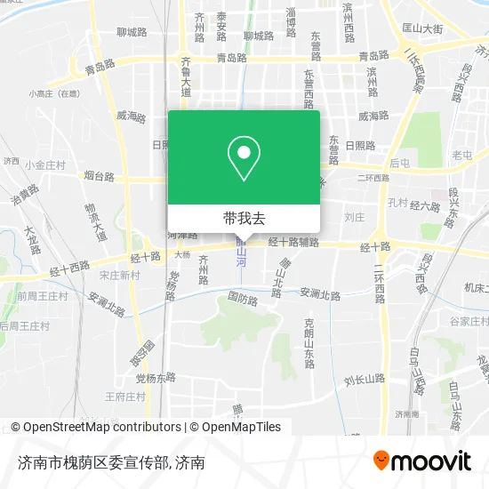 济南市槐荫区委宣传部地图