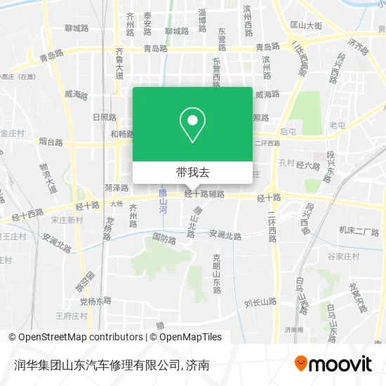 润华集团山东汽车修理有限公司地图