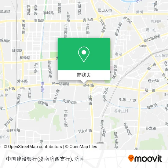 中国建设银行(济南济西支行)地图