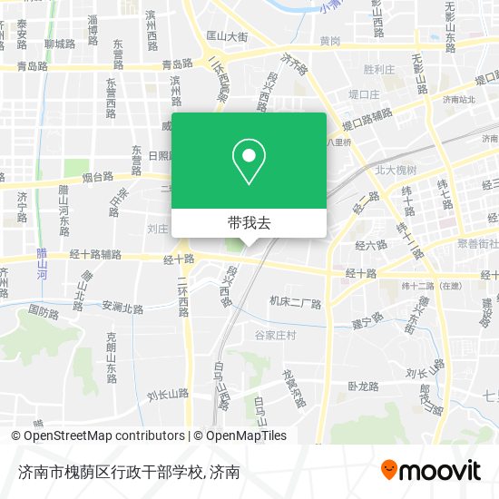 济南市槐荫区行政干部学校地图