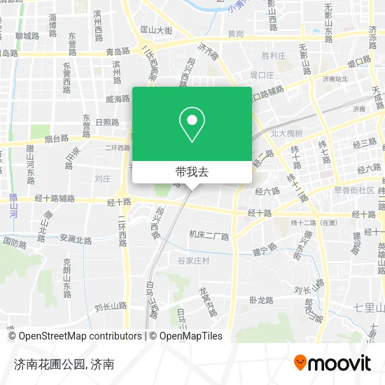 济南花圃公园地图