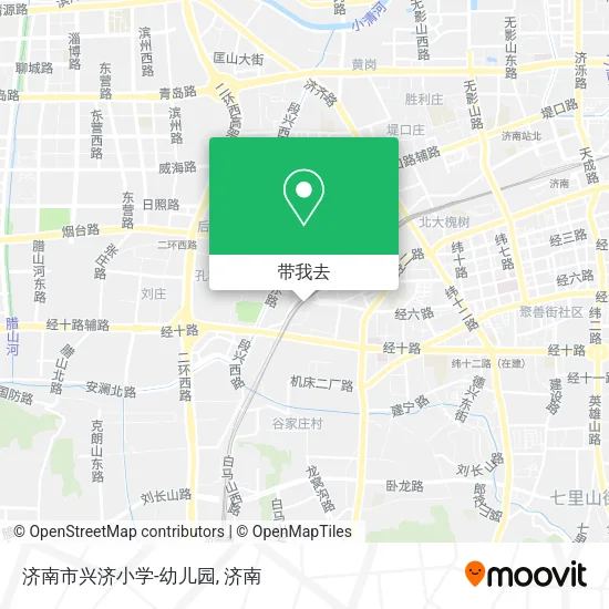 济南市兴济小学-幼儿园地图