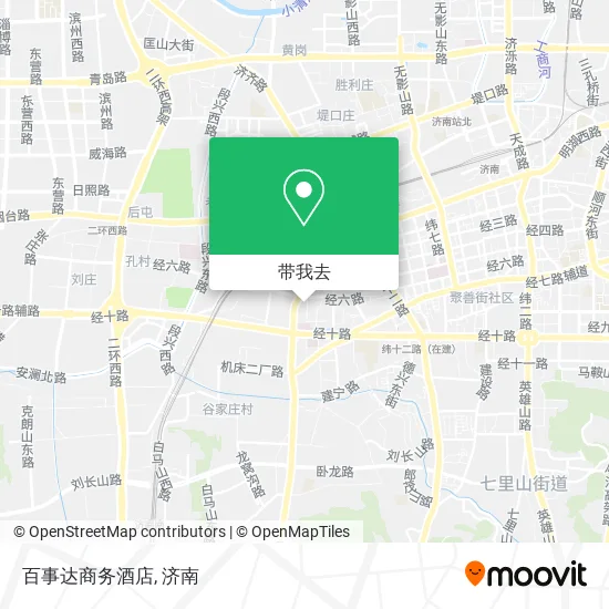 百事达商务酒店地图
