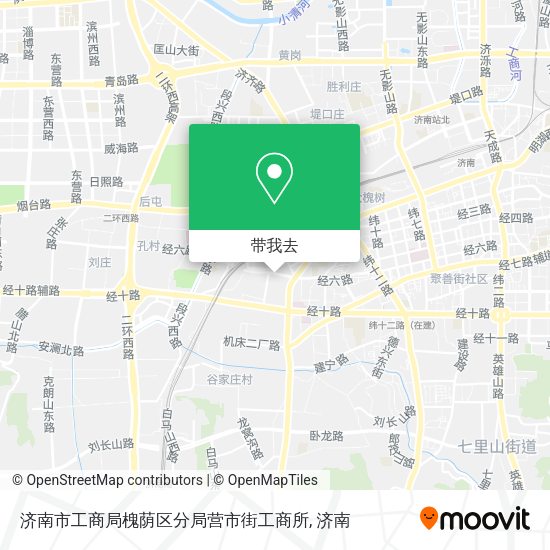 济南市工商局槐荫区分局营市街工商所地图
