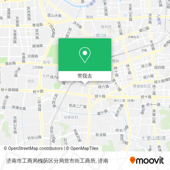 济南市工商局槐荫区分局营市街工商所地图