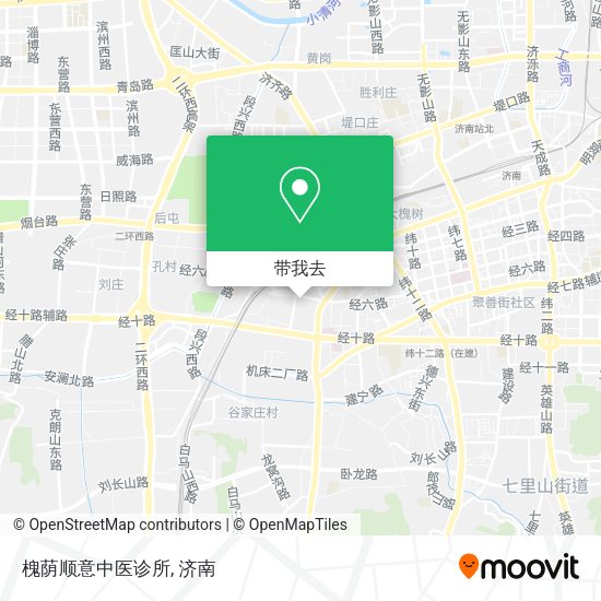 槐荫顺意中医诊所地图