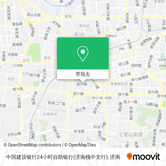 中国建设银行24小时自助银行(济南槐中支行)地图
