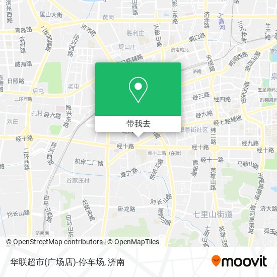 华联超市(广场店)-停车场地图
