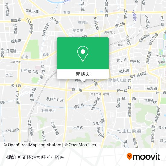 槐荫区文体活动中心地图