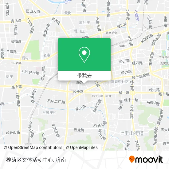 槐荫区文体活动中心地图